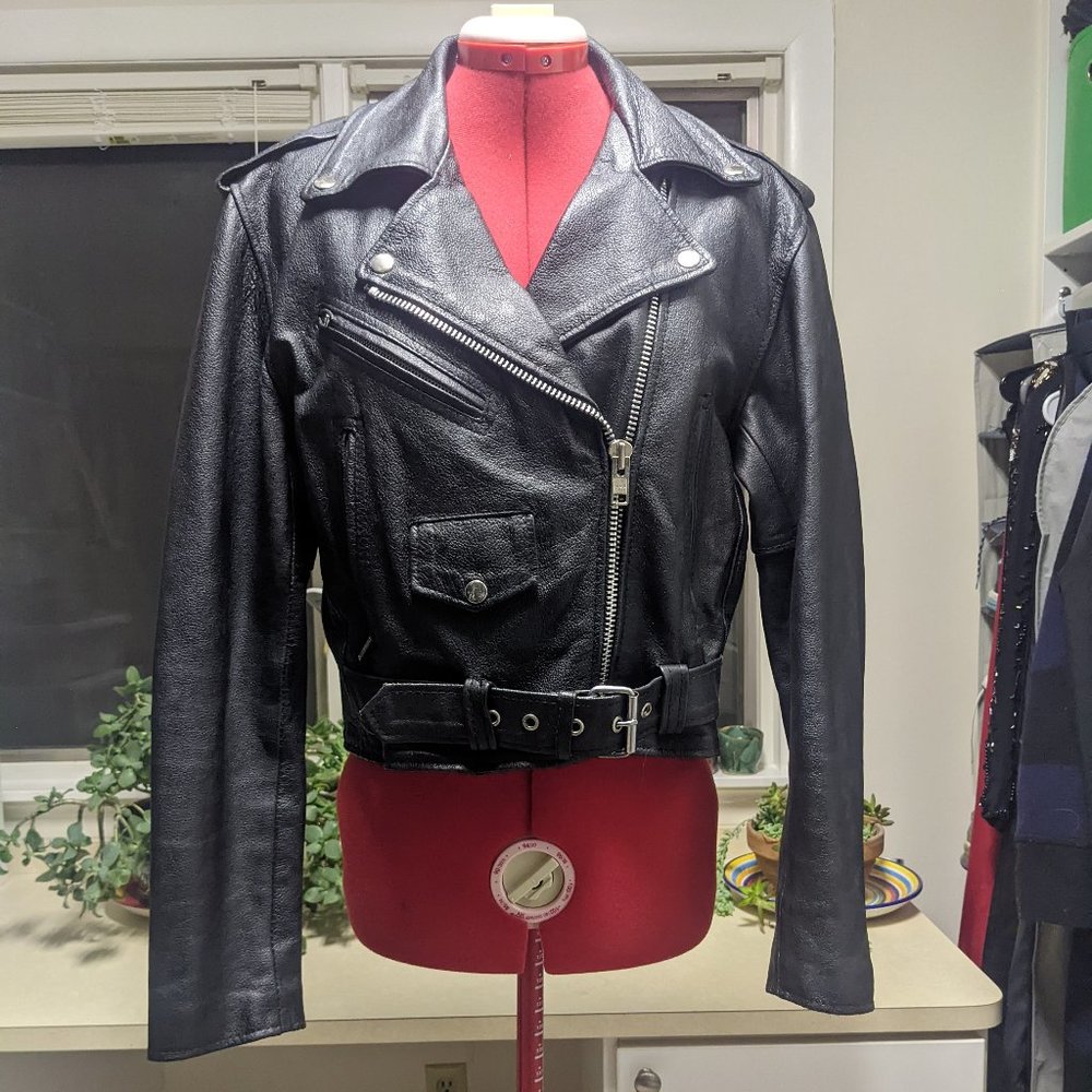 IK Leather Motorcycle Jacket